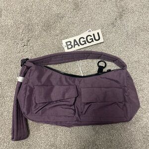 Baggu Cargo Shoulder Bag Dusty Violet